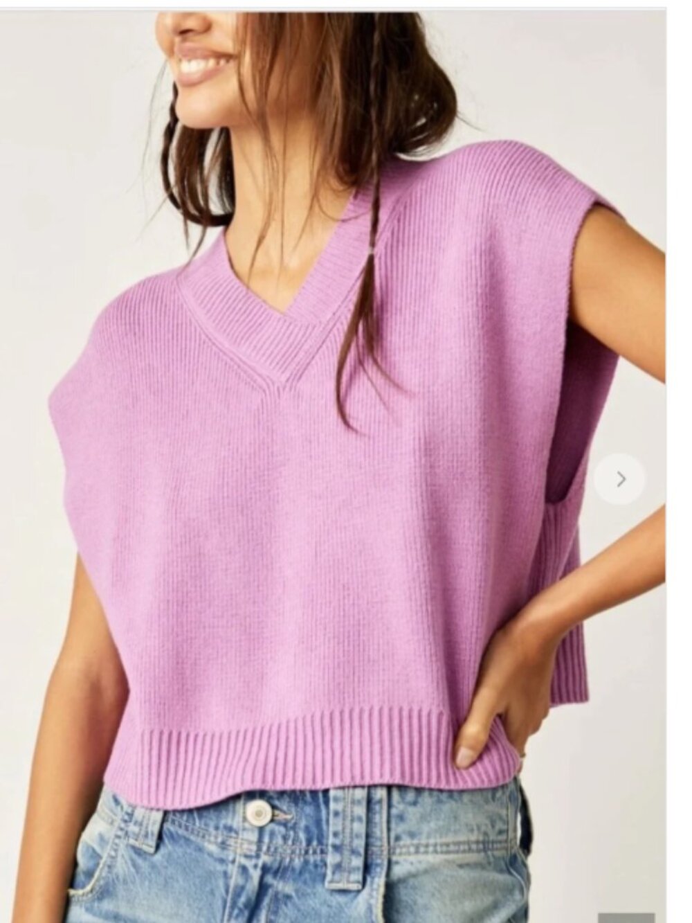 Free people Easy Street Sweater in Beauty Berry Purple - M